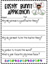 "Who Wants To Be The Easter Bunny?" & Other Fun Easter Writing Prompts!