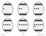 Printable Easter Matching Game & Activity Numbers 1-10!