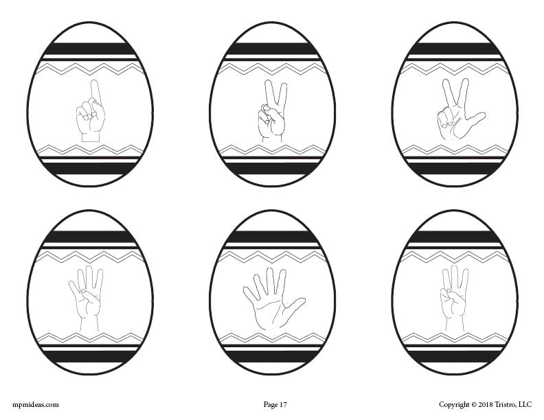 Printable Easter Matching Game & Activity Numbers 1-10!