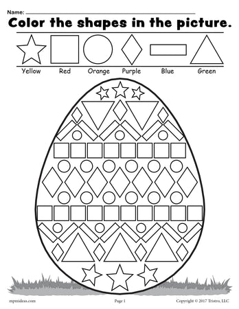 31 Free Preschool Easter Worksheets Printables SupplyMe