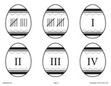 Printable Easter Matching Game & Activity Numbers 1-10!