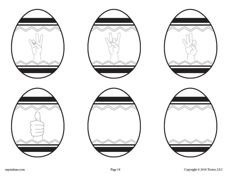Printable Easter Matching Game & Activity Numbers 1-10!