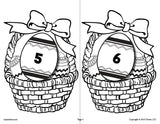 Printable Easter Matching Game & Activity Numbers 1-10!