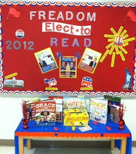 Elect To Read! - Election Themed Reading Bulletin Board