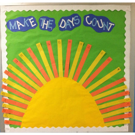 Make The Days Count! - End of the Year Bulletin Board