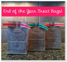 End of the Year Treat Bags for the Kiddos!