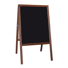 Stained Black Chalkboard Marquee Easel, 42"H x 24"W