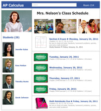 Facebook Themed Weekly Schedule Classroom Display