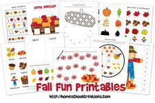 Fall Fun Learning Printables