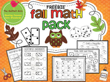 Fall Math Pack FREEBIE for Preschool & Kindergarten!