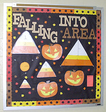 "Falling Into Area" Interactive Math Bulletin Board
