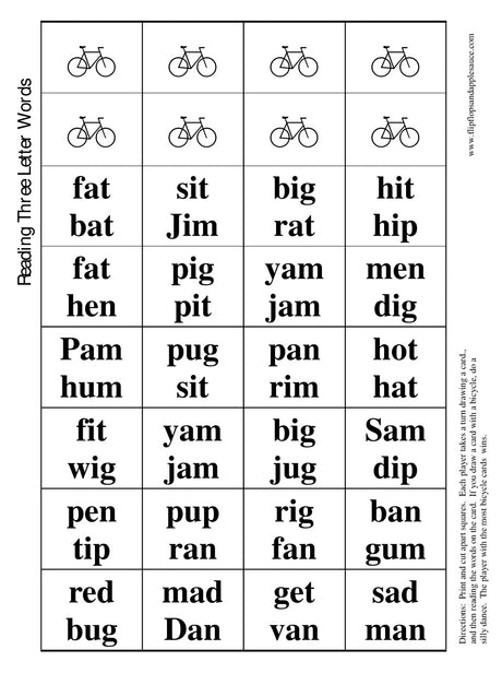 Three Letter Word Phonics Game