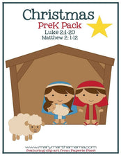 FREE 28-Page Printable Christmas PreK Pack!