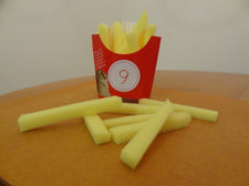 French Fry Math - Recycled Counting Exercise