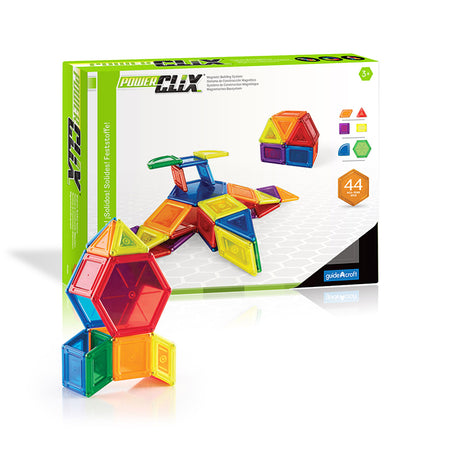 Guidecraft™ PowerClix® Solids 44 Piece Set