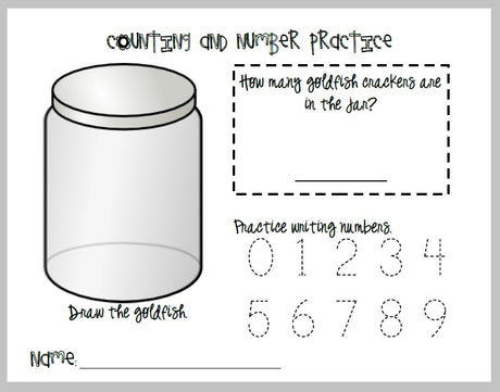 Goldfish Counting & Number Practice
