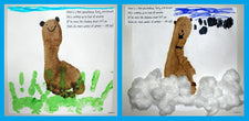 Footprint Craft - and Graphing Activity! - for Groundhog Day