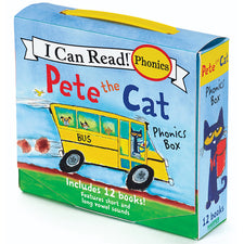 Pete the Cat Phonics Box, 12 Book Set