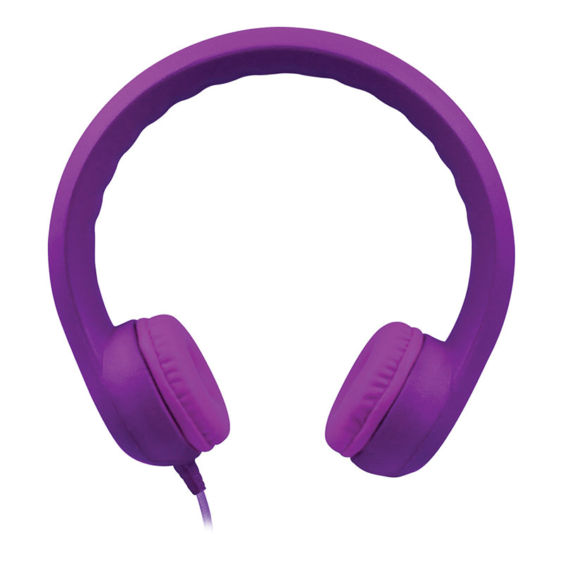 HamiltonBuhl Flex-Phones™ Single Construction Foam Headphones - Purple