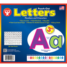 Rainbow 3" Bulletin Board Letters