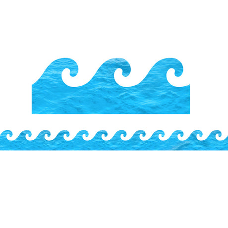 Ocean Waves Die-Cut Bulletin Board Border 