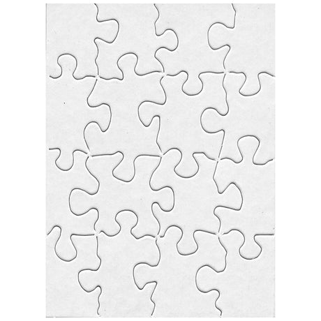 Compoz-A-Puzzle, 4" x 5.5" Rectangle (16 Pieces)