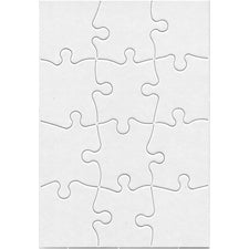 Compoz-A-Puzzle, 5.5" x 8" Rectangle (12 Pieces) 