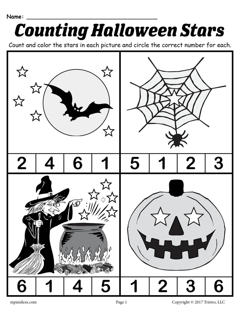 Counting Worksheets Bundle - 120+ Pages of Printable Counting Worksheets and Activities!