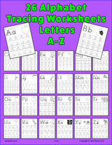 Alphabet Worksheets Bundle - 570+ Pages of Printable Alphabet Activities and Worksheets!