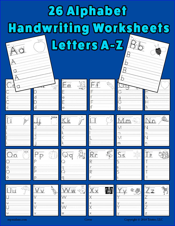 Alphabet Worksheets Bundle - 570+ Pages of Printable Alphabet Activities and Worksheets!
