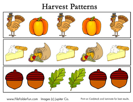 Harvest Pattern Printable