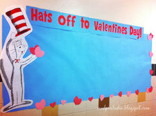 Hats Off To Valentine's Day! - Dr. Seuss Valentine's Day Board