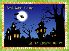 Look Who's Hiding in the Haunted House! - October Bulletin Board Idea
