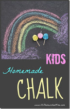 Homemade Sidewalk Chalk for Summertime Fun!