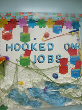 "Hooked On Jobs!" Ocean Themed B2S Bulletin Board