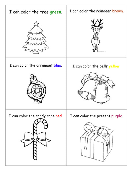 “I Can Color…” Coloring Page