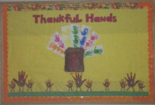 Thankful Hands! - Thanksgiving Bulletin Board