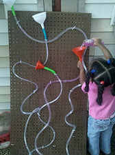 DIY Maze with Funnels & Tubes!