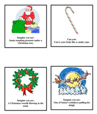 Christmas Themed Movement Cards