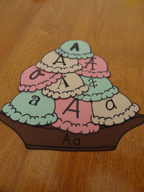 Ice Cream Funky Font Letter Sort!
