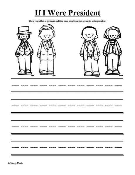 "If I Were President..." President's Day Writing FREEBIE!