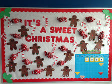 "It's A Sweet Christmas!" Bulletin Board Idea