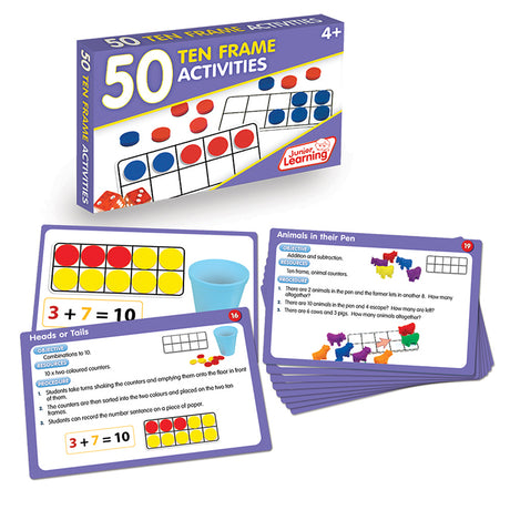 50 Ten Frame Activities 