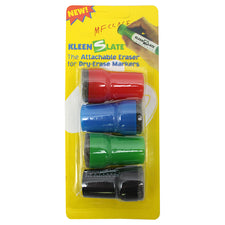 Attachable Erasers For Dry 4-Pk Erase For Large Barrel Marker Carded