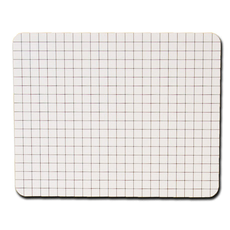 Rectangular Graph Replacement Dry Erase Sheets, 6 Pk