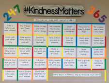 "Kindness Matters" Calendar Bulletin Board Idea!