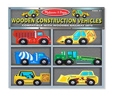 7 Days Until Christmas! "Gift Idea of the Day" - Wooden Construction Vehicle Set
