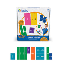 Double-Sided Magnetic Fraction Squares