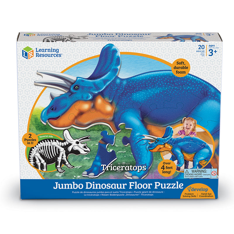 Jumbo Dinosaur Floor Puzzle: Triceratops 