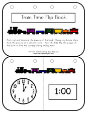 Learning To Tell Time Flip Book